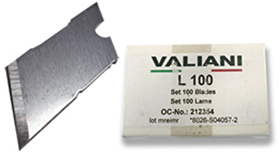 Tilbehør VALIANI kniver L100